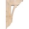 Ekena Millwork Legacy Traditional Smooth Bracket w/ Offset Brace, Douglas Fir, 7 1/2"W x 18"D x 30"H BKT0806X18X30LEC01SDF - alternate 2